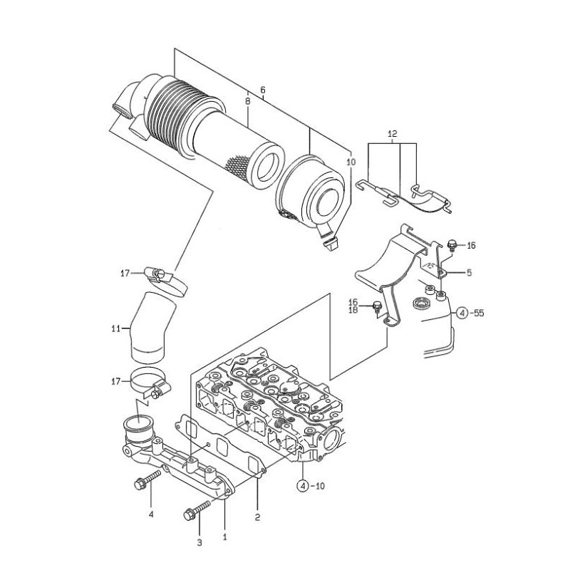 Filtru Aer Secundar pentru utilajul SUNWARD SWE20F image