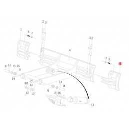 Lama Doze Dreapta pentru utilajul SUNWARD SWE20F image